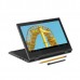 Lenovo 300e (2nd Gen), AMD 3000 Series 3015e, 11.6 Touch, 4/64GB, Design invertido, W10 Pro, Preto
