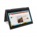Lenovo 300e (2nd Gen), AMD 3000 Series 3015e, 11.6 Touch, 4/64GB, Design invertido, W10 Pro, Preto