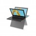 Lenovo 300e (2nd Gen), AMD 3000 Series 3015e, 11.6 Touch, 4/64GB, Design invertido, W10 Pro, Preto