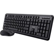 Teclado Trust + Rato Ody Wireless, Preto