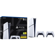 Sony PlayStation 5 Slim Digital Edition + 2 Comandos Dualsense Sony PlayStation 5 Slim Digital Edition + 2 Comandos Dualsense