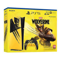 Sony PlayStation 5 Slim Digital Marvel's Wolverine Battle Yellow Limited Edition 825GB + Voucher Jogo