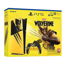 Sony PlayStation 5 Slim Digital Marvel's Wolverine Battle Yellow Limited Edition 825GB + Voucher Jogo Sony PlayStation 5 Slim Digital Marvel's Wolverine Battle Yellow Limited Edition 825GB + Voucher Jogo