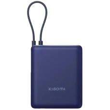 Xiaomi Powerbank 33W 10000 (Cabo Integrado) 5600mAh x2 (5V/3A) USB-C, Azul