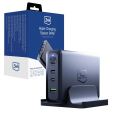 Carregador 3MK Hyper Charger 240W Preto Carregador 3MK Hyper Charger 240W Preto