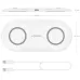 Carregador Sem Fios 15W USB-C 2 em 1 (Branco) - AISENS ASCH-15W2WC059-W